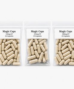 golden teacher magic caps – 150mg, 225mg & 300mg capsules x 25