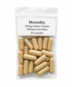 mentality (100mg golden teacher, 400mg lions mane) 30 capsules